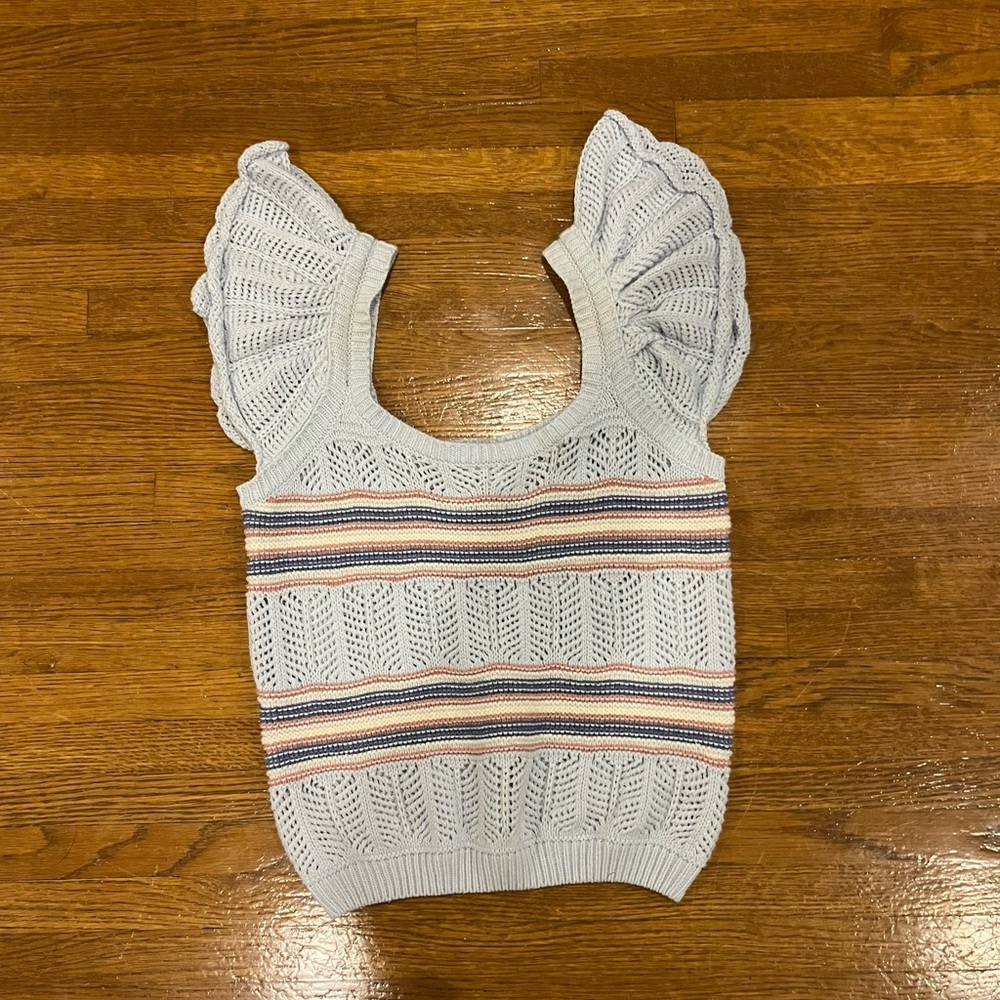 Multicolor knit top